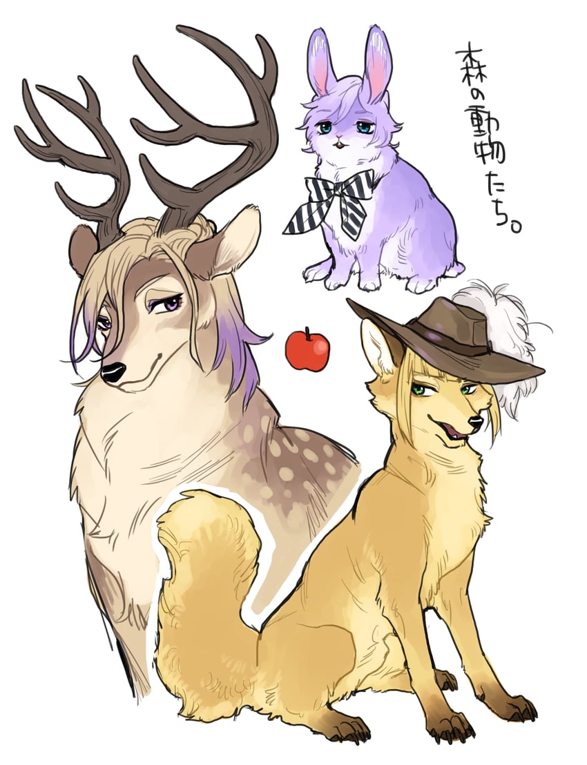 epel felmier, vil schoenheit, and rook hunt (twisted wonderland) drawn by mame_moyashi