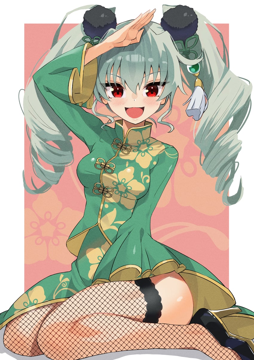 anchovy (girls und panzer) drawn by blaze_(blazeillust)