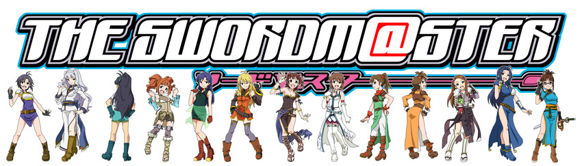 hoshii miki, kisaragi chihaya, amami haruka, kikuchi makoto, shijou takane, and 22 more (idolmaster and 10 more) drawn by amazing-c