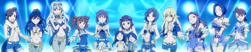 hoshii miki, kisaragi chihaya, amami haruka, kikuchi makoto, shijou takane, and 8 more (idolmaster and 1 more) drawn by lyrical_denko