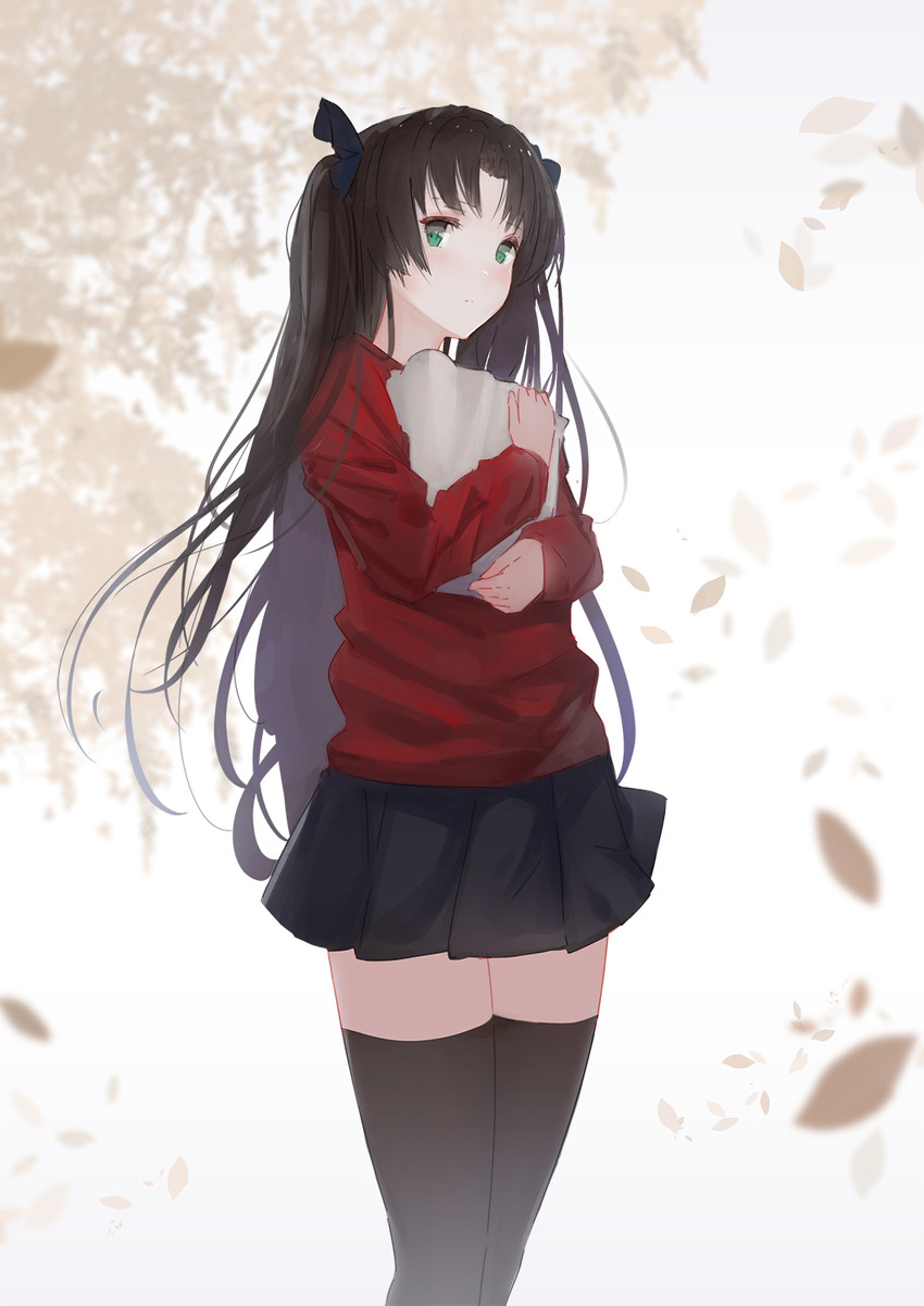 tohsaka rin (fate and 1 more) drawn by ano54