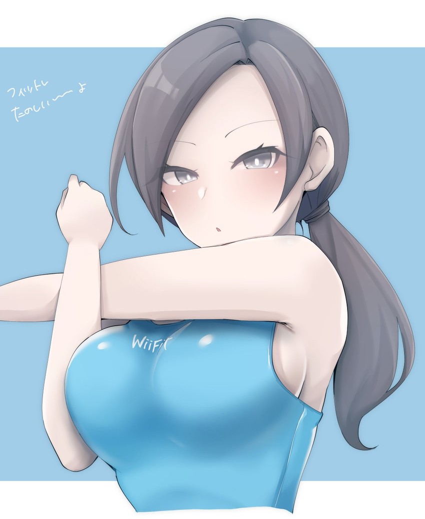 wii fit trainer (super smash bros. and 1 more) drawn by chiji_komari