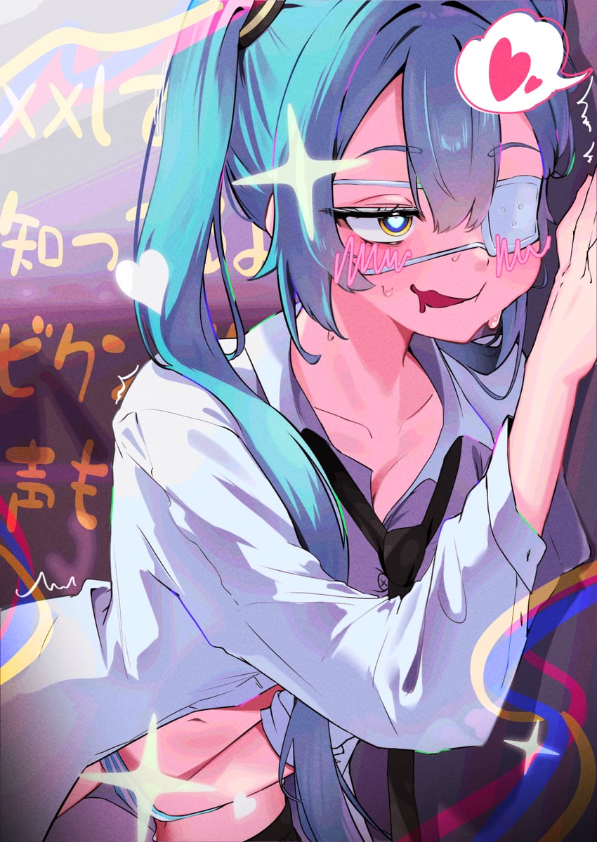 hatsune miku (vocaloid and 1 more) drawn by kry_oekk
