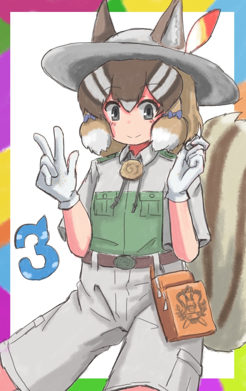 siberian chipmunk (kemono friends and 2 more) drawn by hane_(kirschbaum)