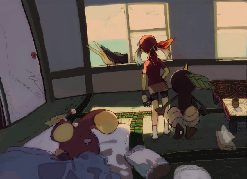 may, latias, latios, wingull, whismur, and 2 more (pokemon and 1 more) drawn by satobitorotoku