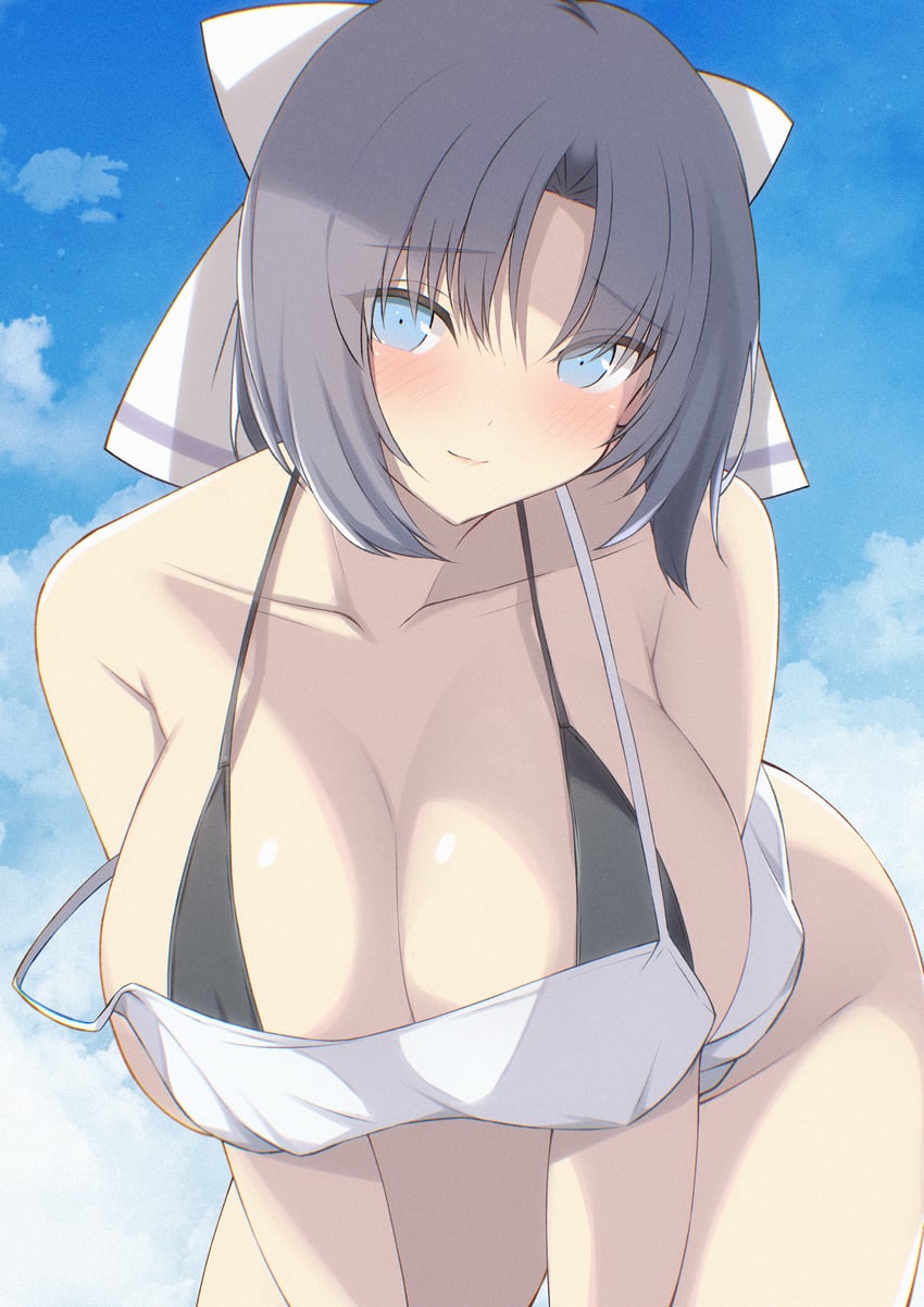 yumi (senran kagura and 2 more) drawn by chimunge