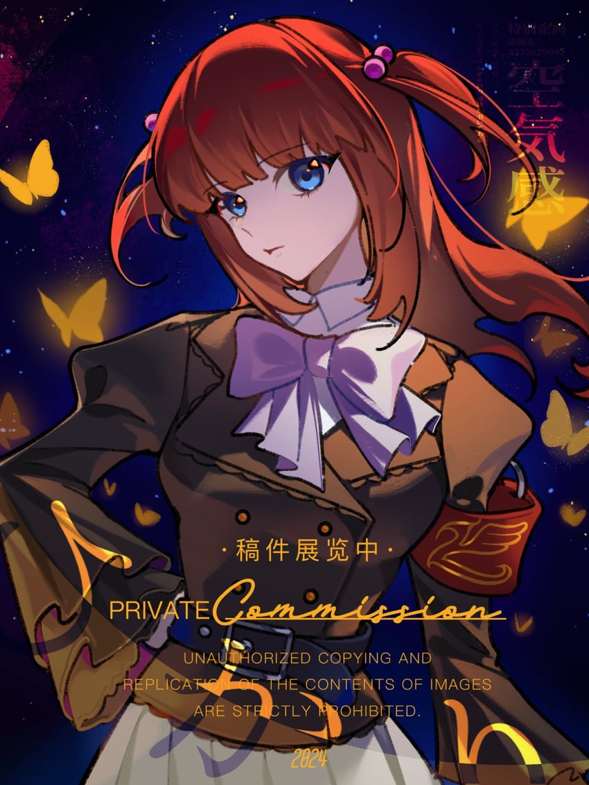 ushiromiya ange (umineko no naku koro ni) drawn by amiably_02