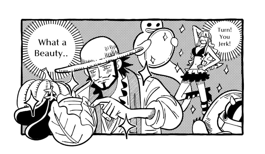 perona, dracule mihawk, and kumacy (one piece) drawn by redcrocodile875