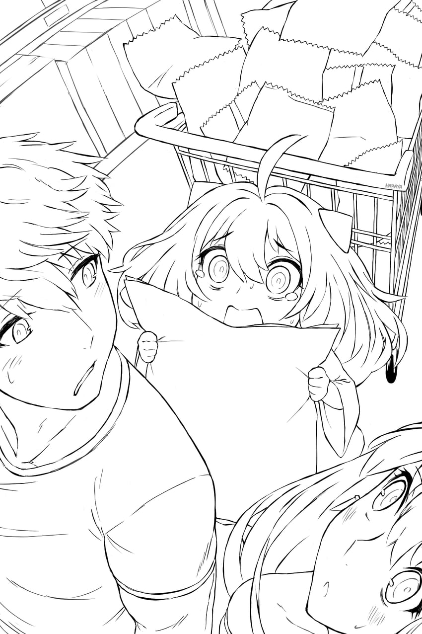 yor briar, anya, and twilight (spy x family) drawn by haraya_manawari