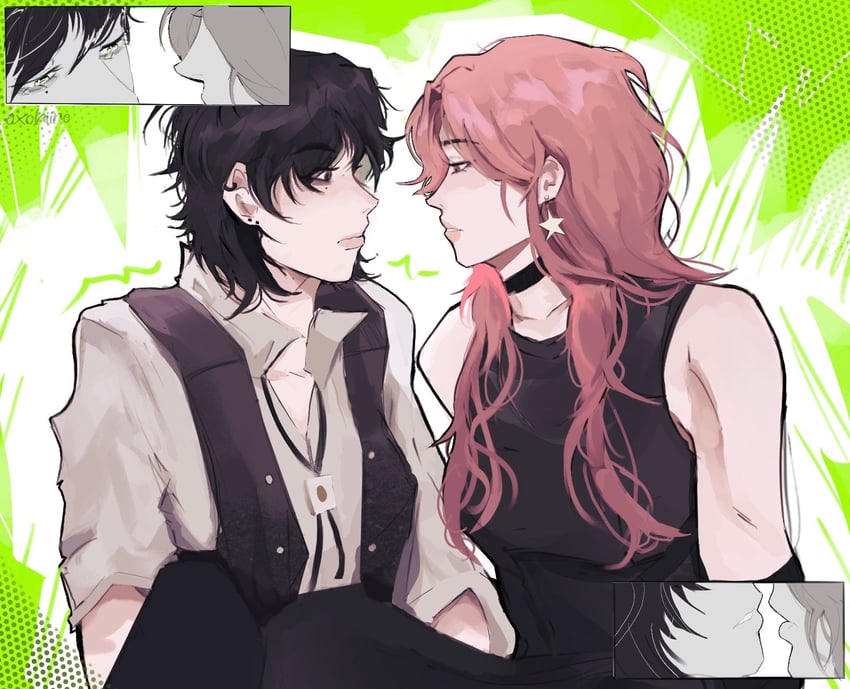 koga mitsuki and oosawa aya (kininatteru hito ga otoko ja nakatta) drawn by oxchiire