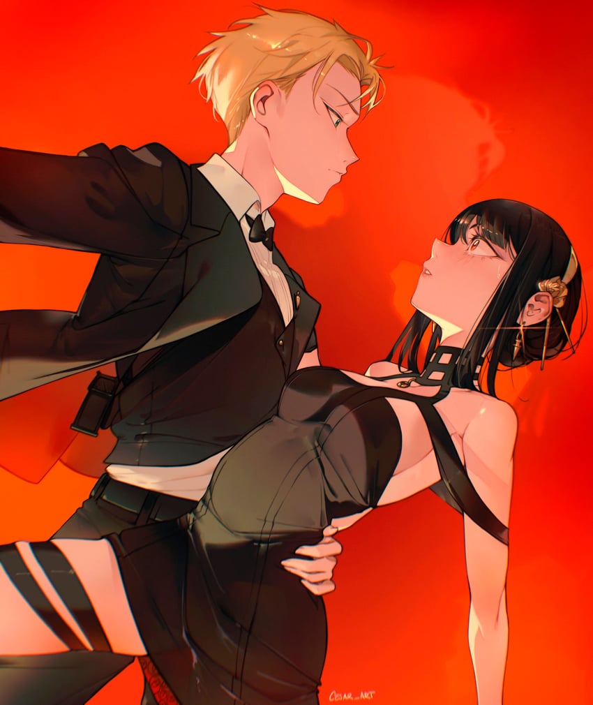 yor briar and twilight (spy x family) drawn by cesar_art456