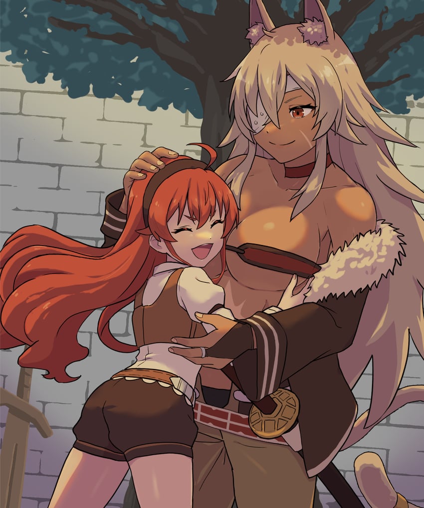 eris greyrat and ghislaine dedoldia (mushoku tensei) drawn by urin_(littleurin)