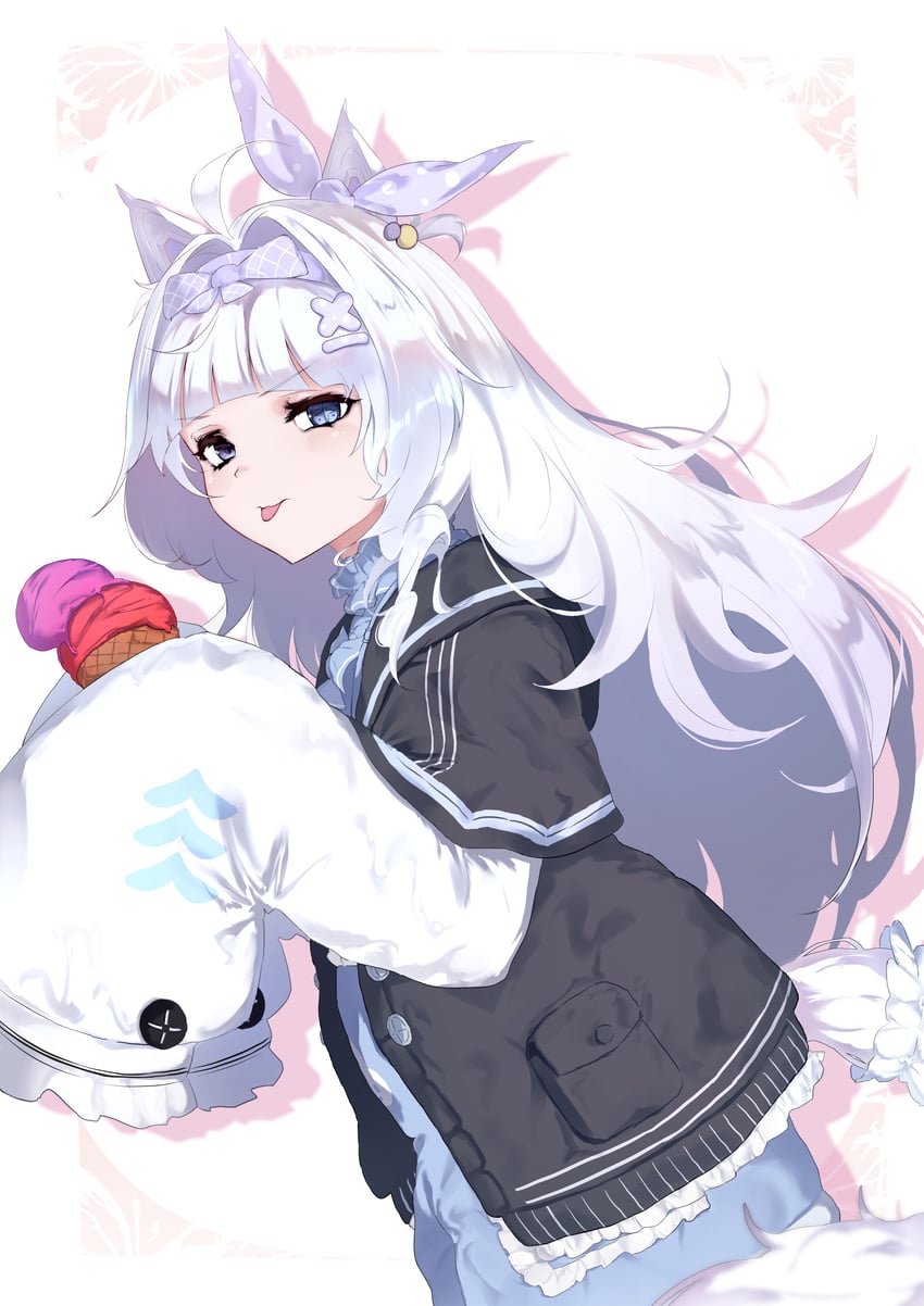 no. 21 and no. 21: feral scent (punishing: gray raven) drawn by takashi_san