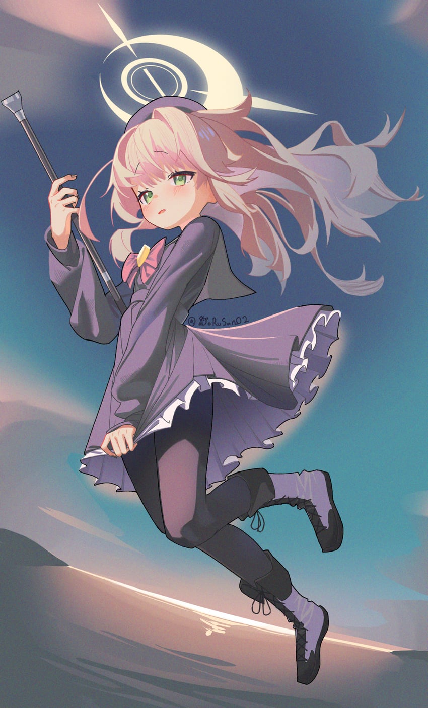 professor niyaniya (blue archive) drawn by dorusan_02