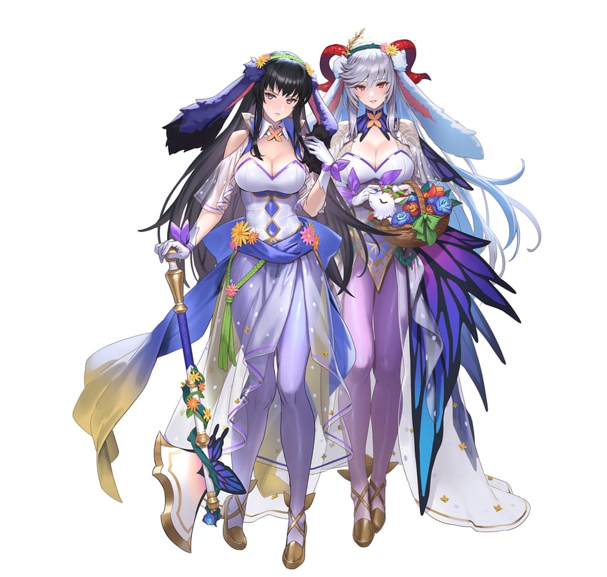 freyja and karla (fire emblem and 2 more) drawn by cuboon