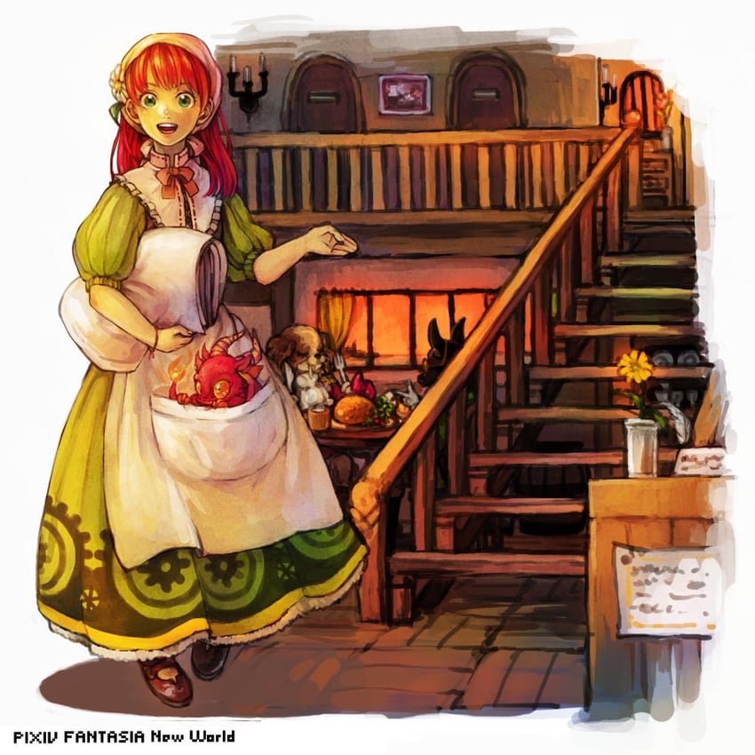 pixiv fantasia and 1 more drawn by akaneko_(redakanekocat)