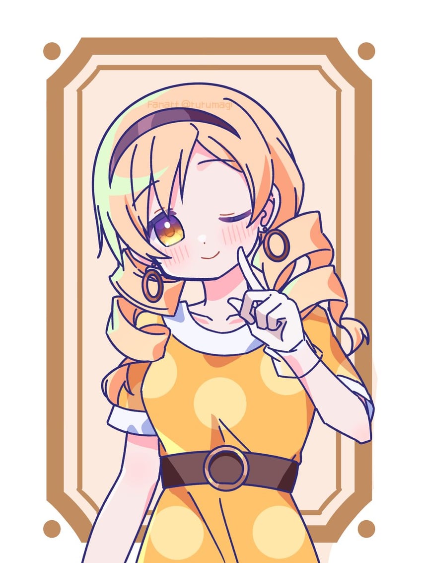 tomoe mami (mahou shoujo madoka magica) drawn by ruru_(rurumagi)