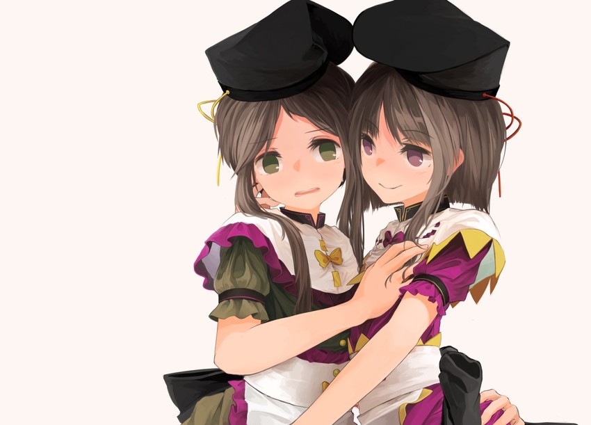 nishida satono and teireida mai (touhou) drawn by akaiha_(akaihasugk)