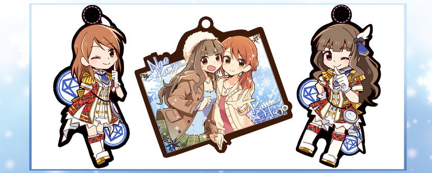 hojo karen and kamiya nao (idolmaster and 2 more) drawn by amaiwashi