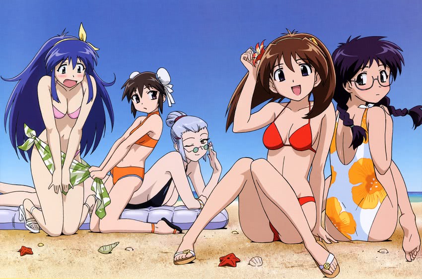 nanase narue, nanase kanaka, bathyscaphe, yagi hajime, and haruna (narue no sekai) drawn by hirayama_takaaki