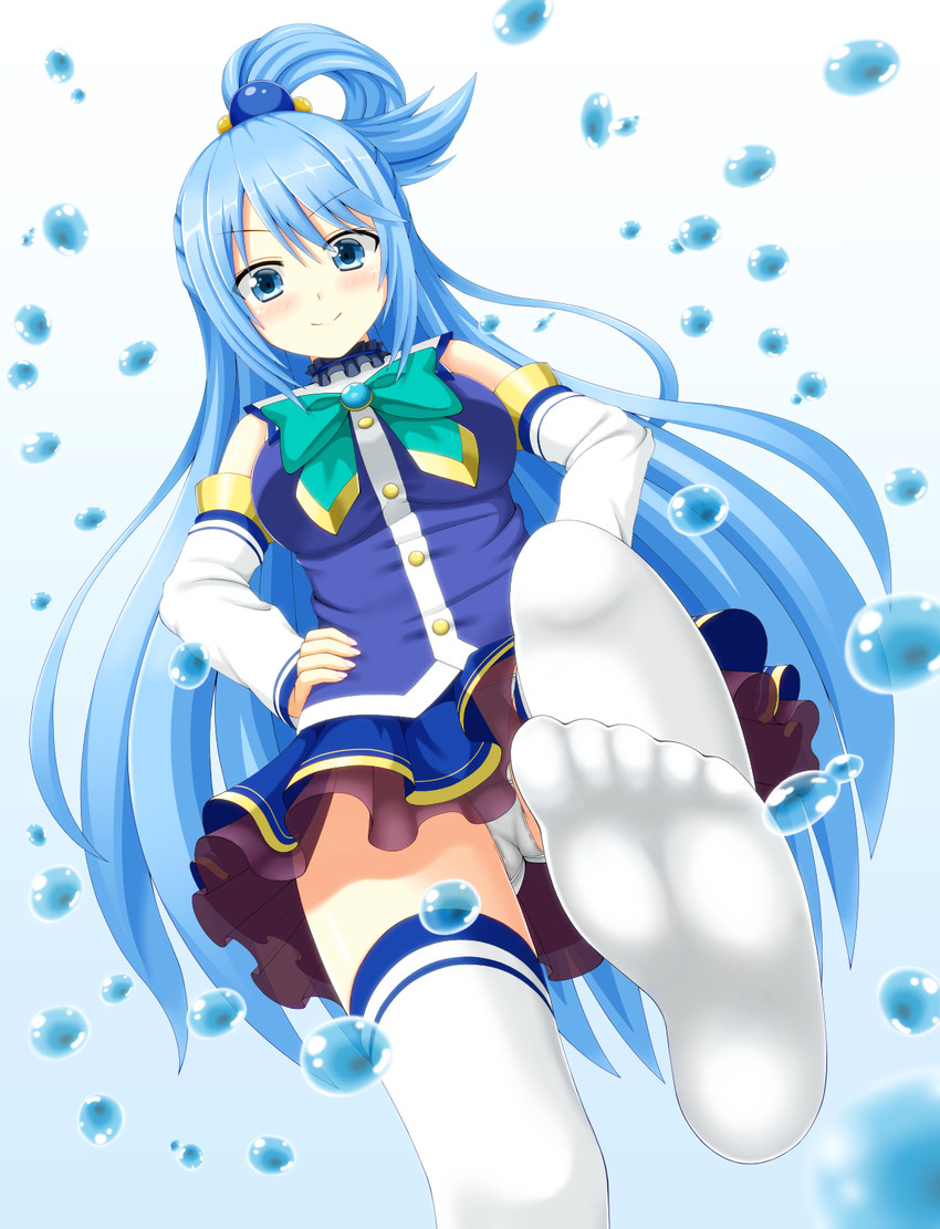 aqua (kono subarashii sekai ni shukufuku wo!) drawn by haruchari
