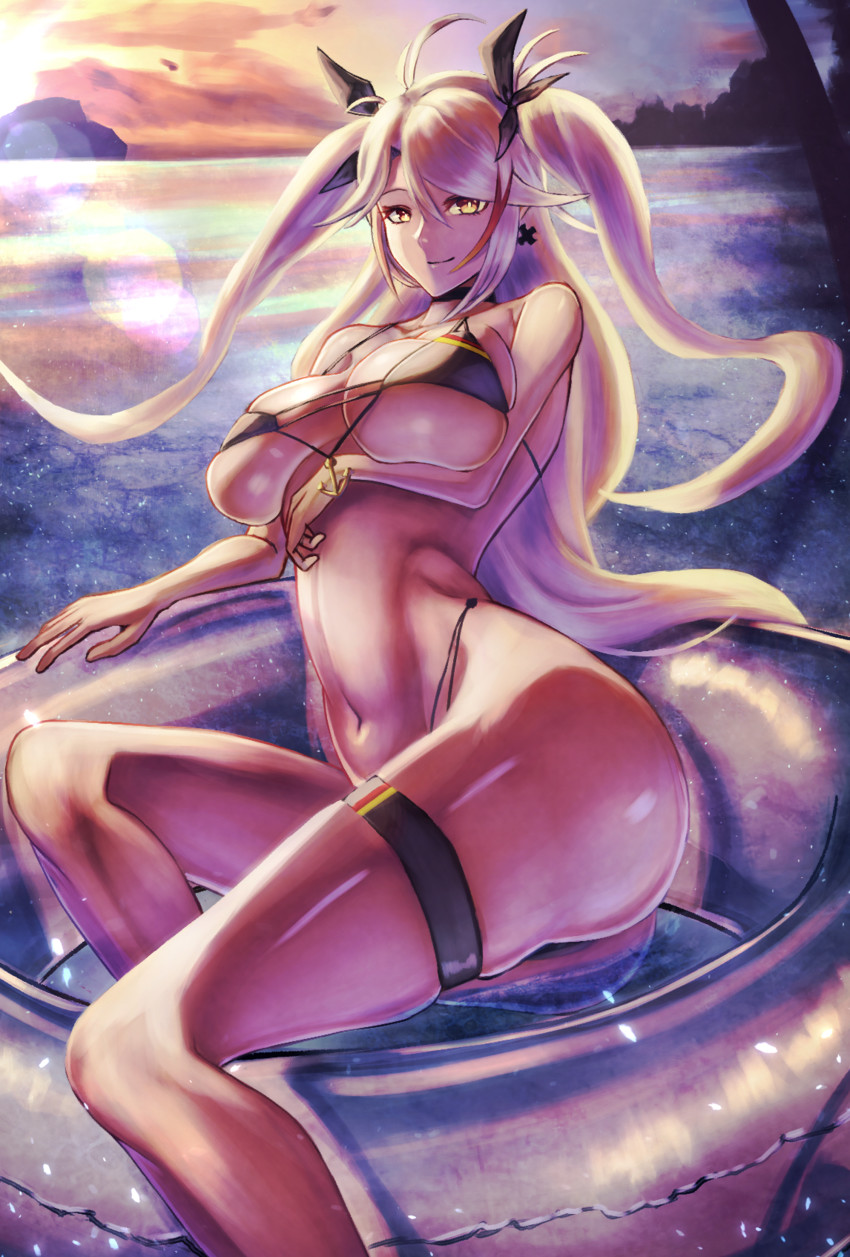 prinz eugen (azur lane) drawn by gore_(white_gore)