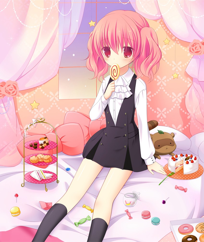 roromiya karuta (inu x boku ss) drawn by aono_ribbon