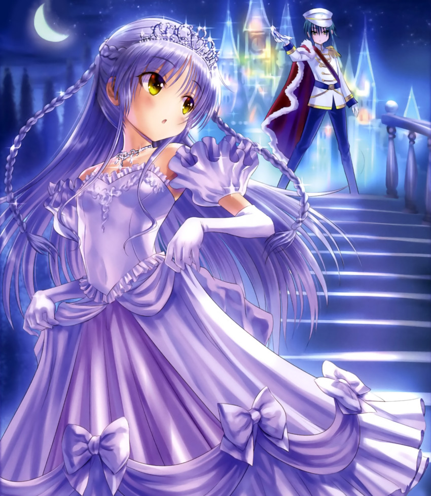 tachibana kanade, naoi ayato, and cinderella (angel beats! and 1 more) drawn by goto_p