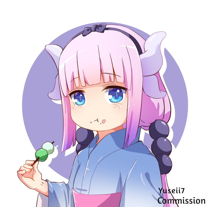 kanna kamui (kobayashi-san chi no maidragon) drawn by yuseii