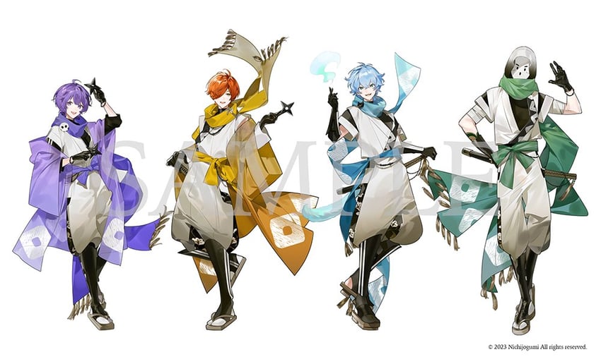kuronoa, torazo, sinigami, and peinto (nichijo gumi) drawn by yukko_(matakite_4kaku)