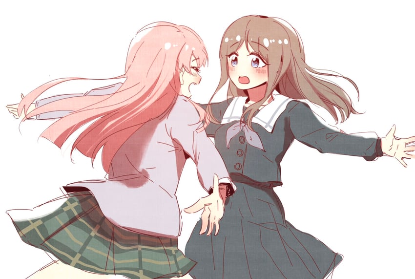 chihaya anon and nagasaki soyo (bang dream! and 1 more) drawn by sangdingting