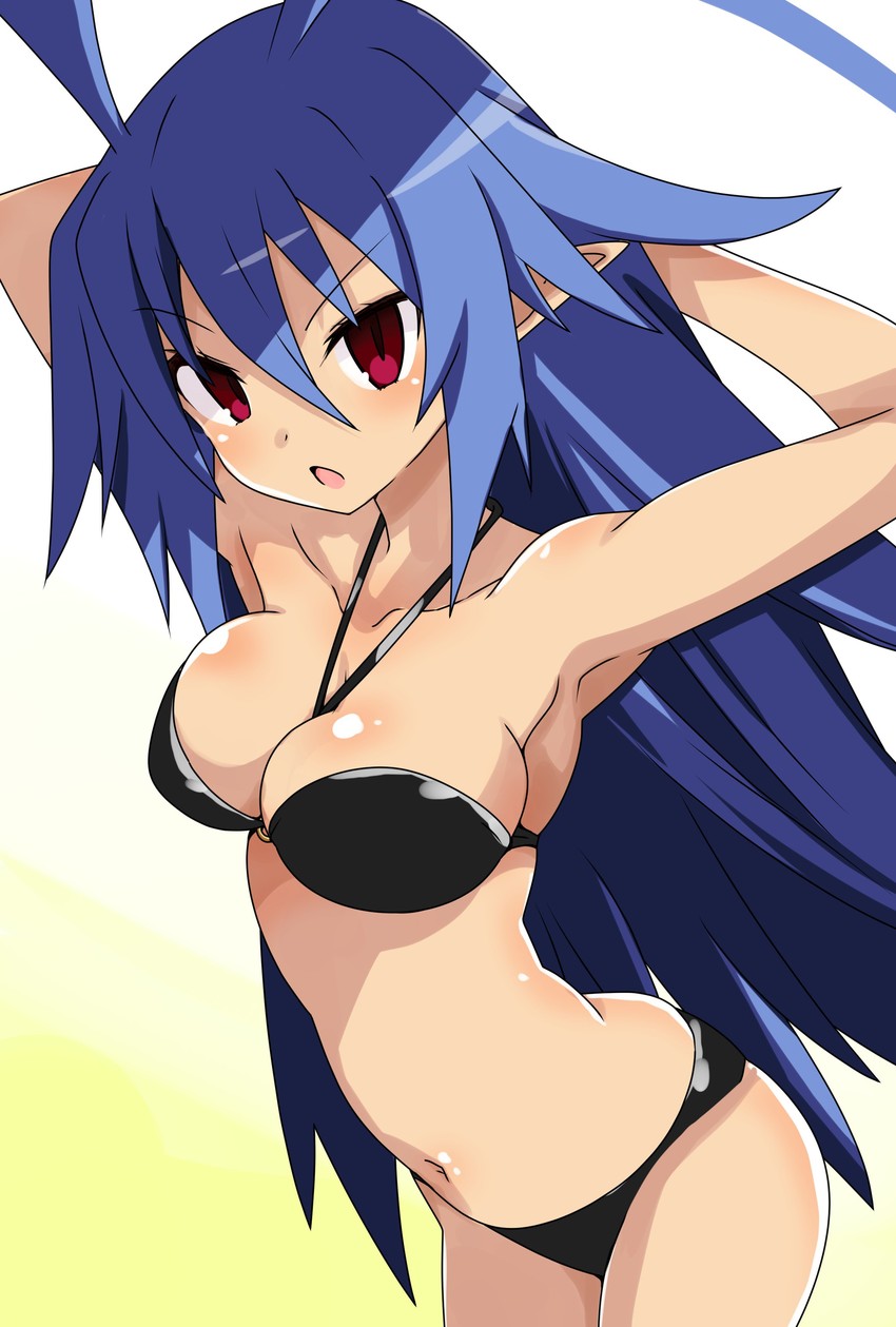 laharl and laharl-chan (disgaea and 1 more) drawn by iwashi_dorobou_-r-