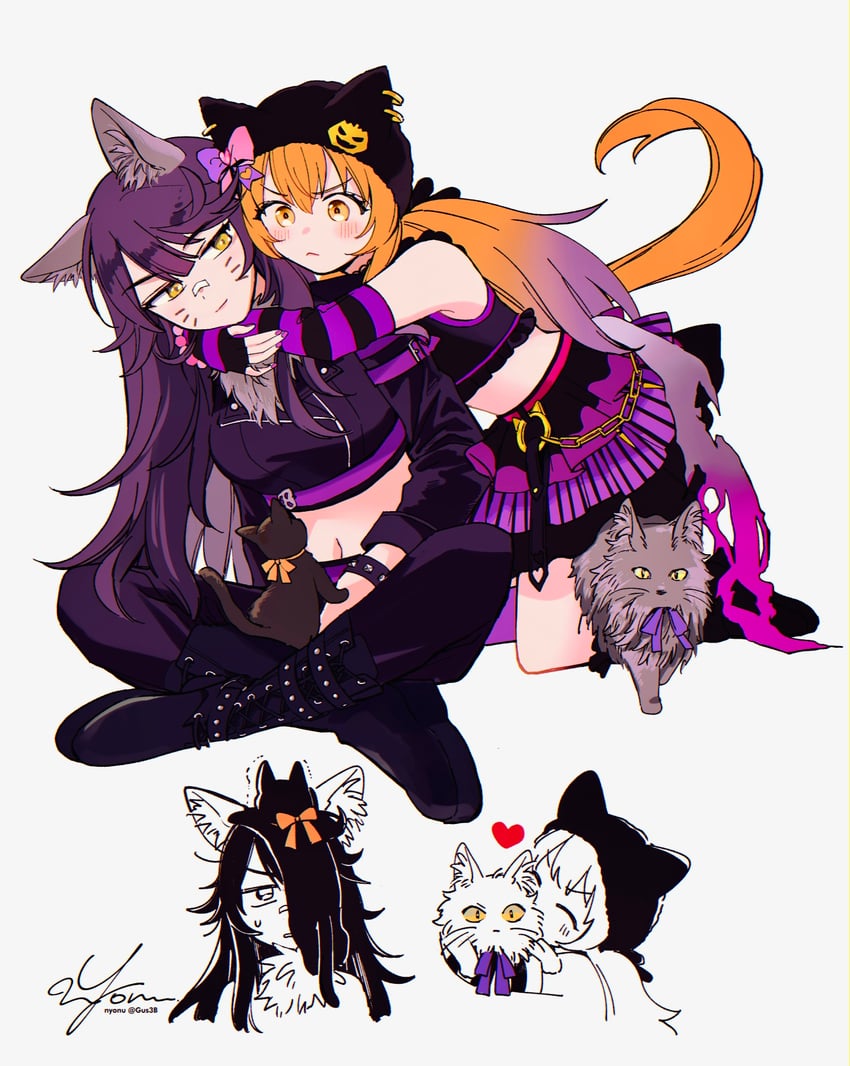 mayano top gun and narita brian (umamusume) drawn by yonu_(yonurime)
