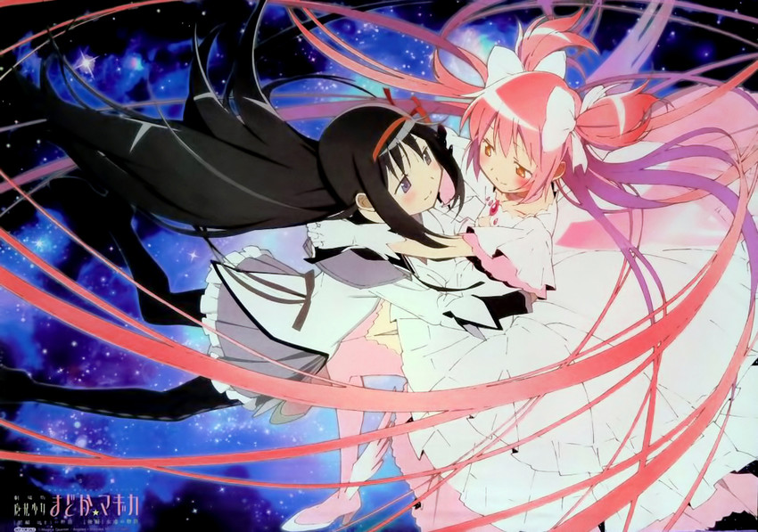 akemi homura, kaname madoka, and ultimate madoka (mahou shoujo madoka magica and 1 more)