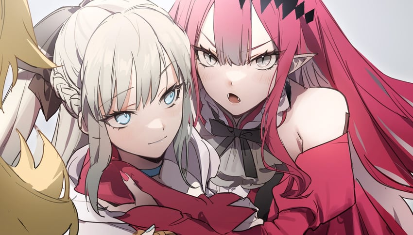 baobhan sith, morgan le fay, and barghest (fate and 1 more) drawn by no-kan