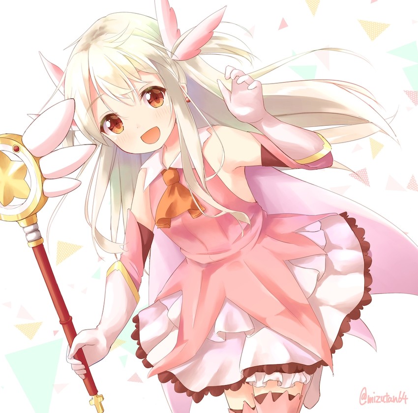 illyasviel von einzbern, prisma illya, and magical ruby (fate and 1 more) drawn by minazuki_mizu