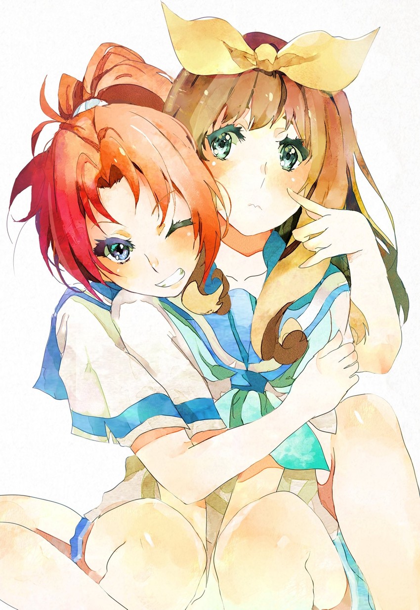 nakagawa natsuki and yoshikawa yuuko (hibike! euphonium) drawn by kataru_(ubw-emiya)