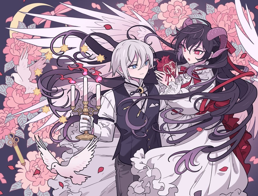 hiiragi shinya (original and 1 more) drawn by meremero
