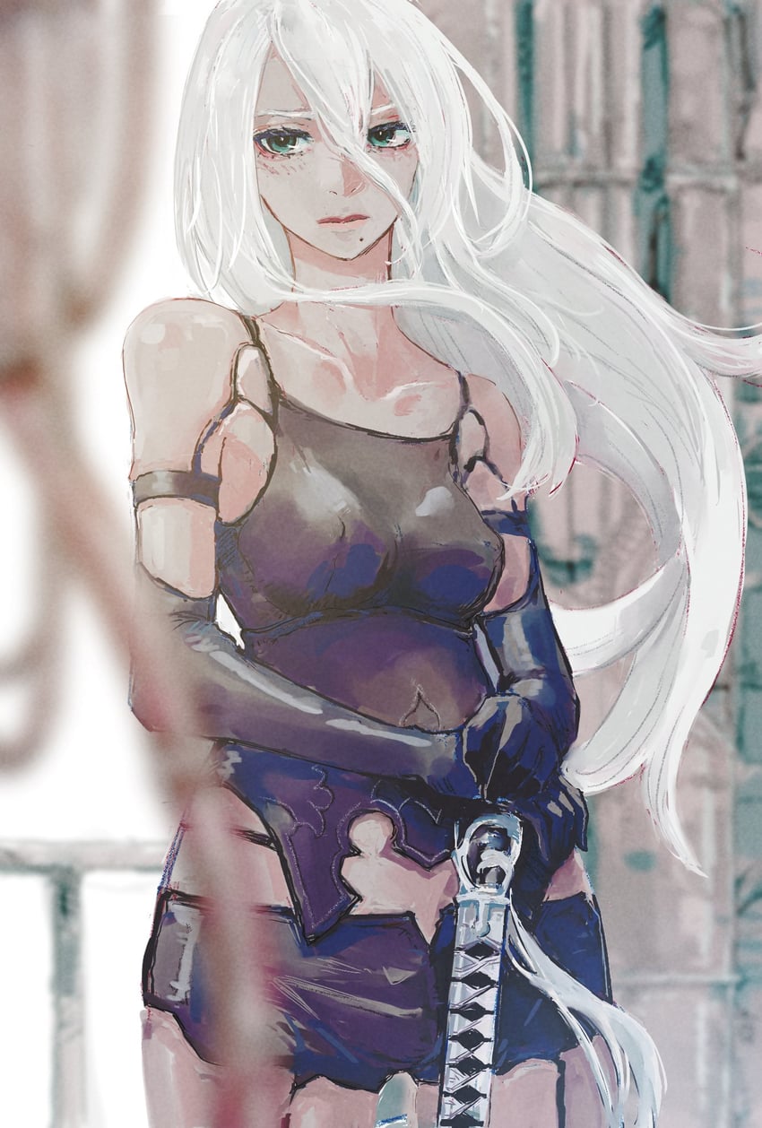 a2 (nier and 1 more) drawn by nutori_manga