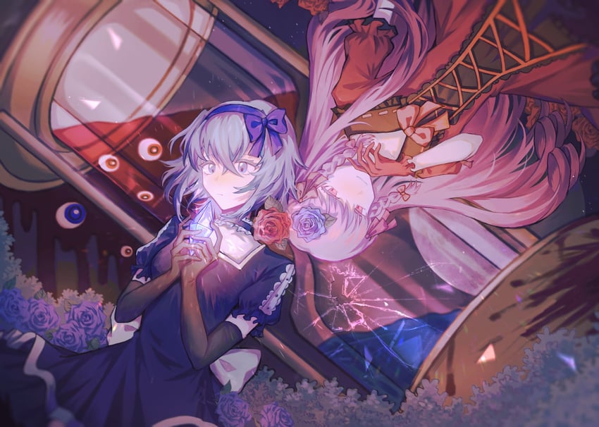 claire elford and zizel (witch's heart) drawn by marimohako