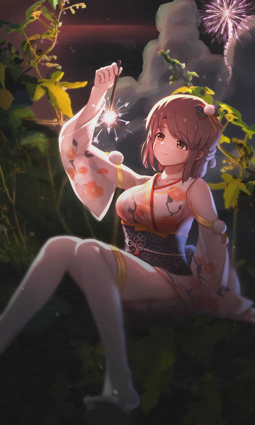 hagiwara yukiho (idolmaster and 1 more) drawn by gae_bokchi