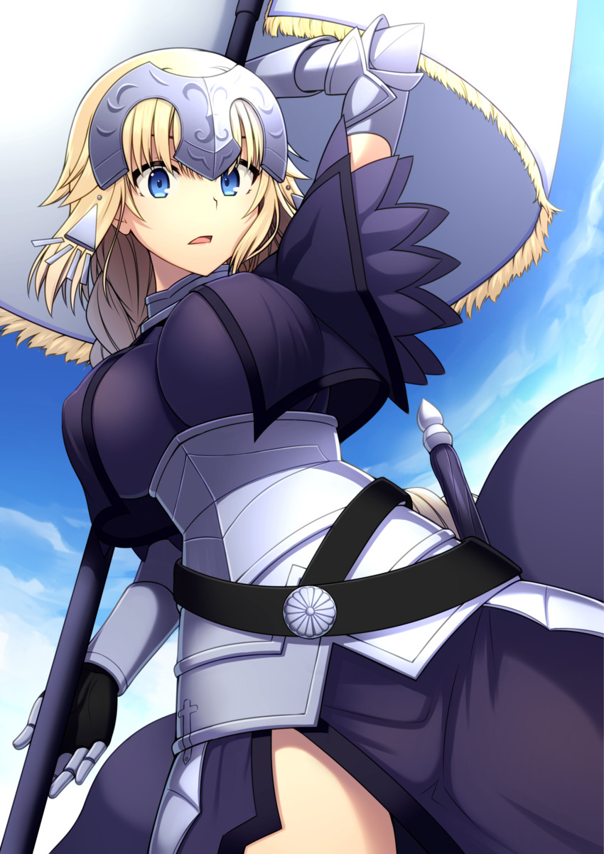 jeanne d'arc (fate and 1 more) drawn by oyaji-sou