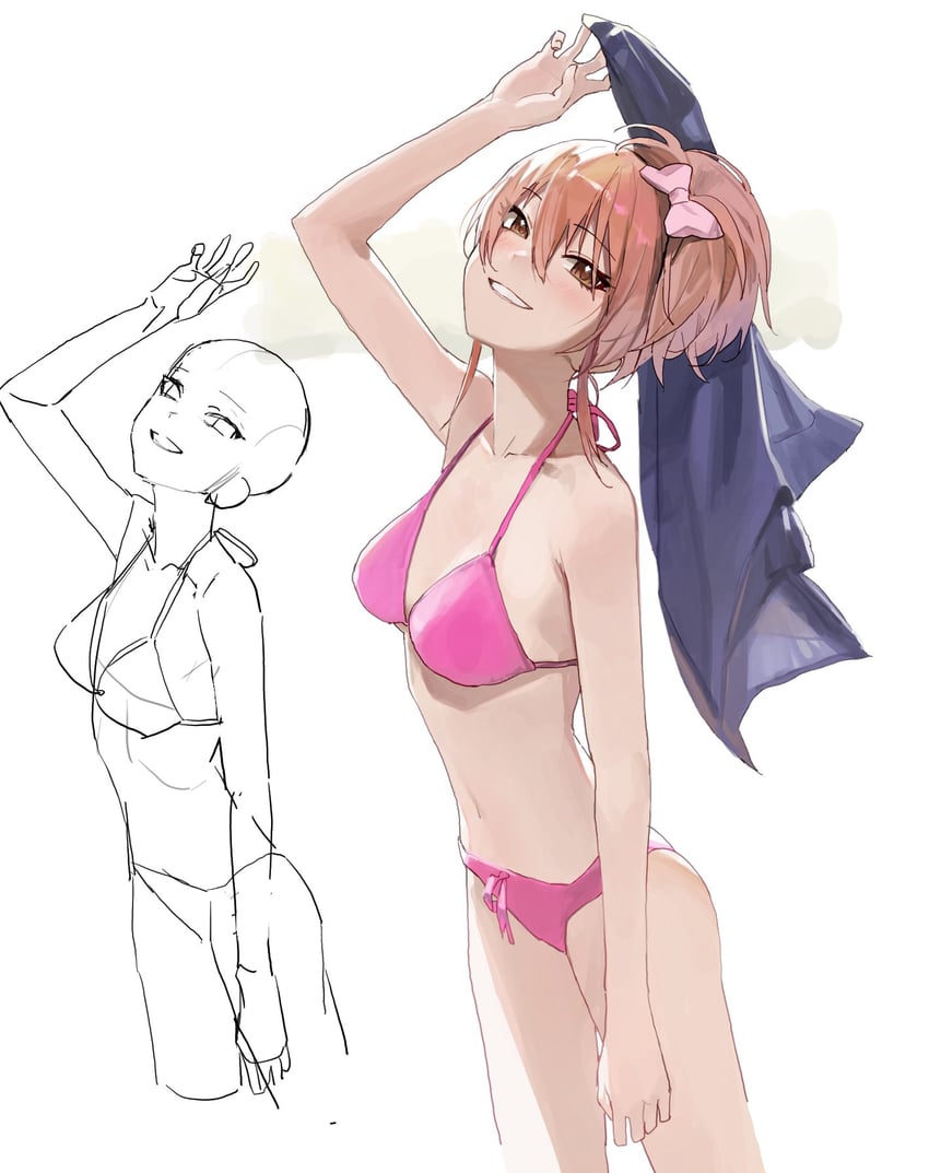 jougasaki mika (idolmaster and 1 more) drawn by logknn