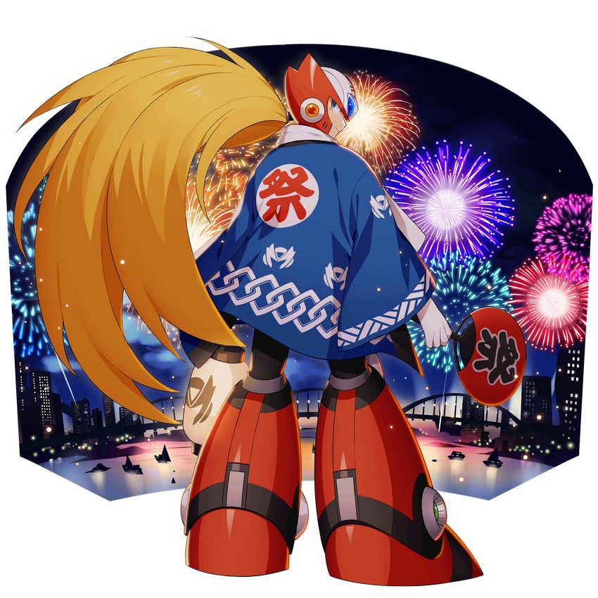 zero (mega man and 2 more) drawn by mizuno_keisuke