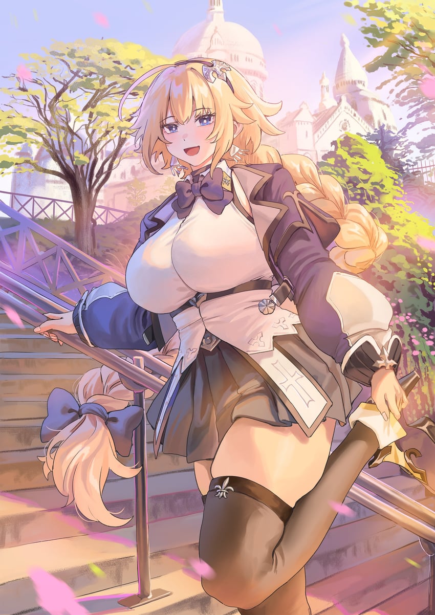 jeanne d'arc (fate and 2 more) drawn by aochoku