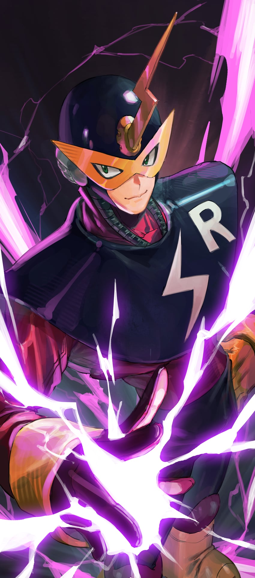 elec man (mega man and 1 more) drawn by kangso