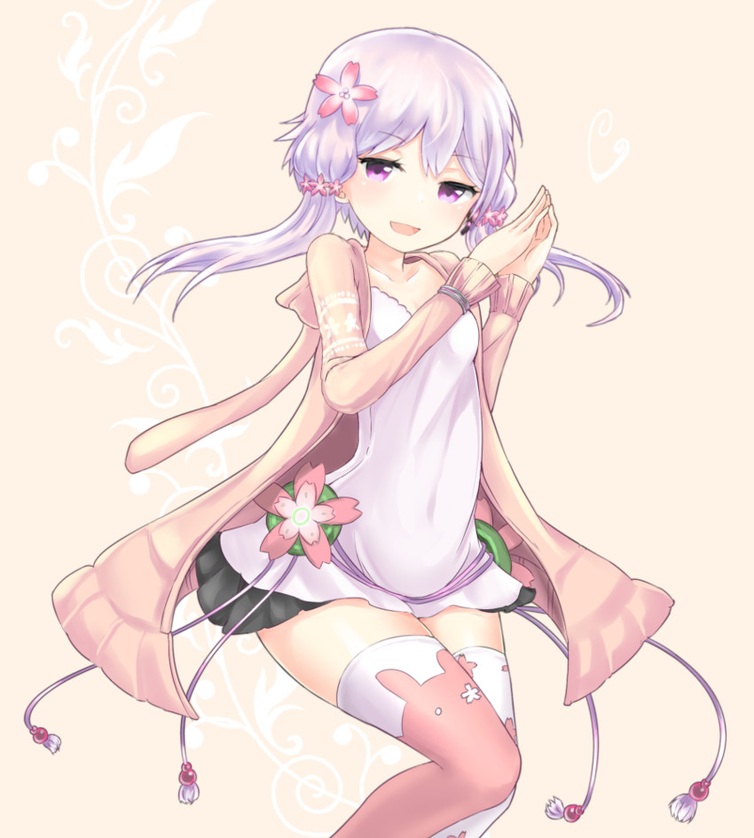 yuzuki yukari (vocaloid and 1 more) drawn by haishiki