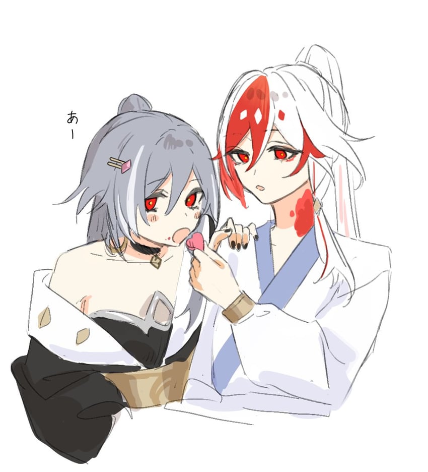 fu hua and herrscher of sentience (honkai and 1 more) drawn by sho_2nini