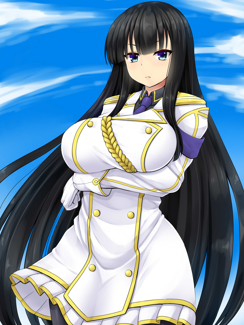 ikaruga (senran kagura and 1 more) drawn by amau_(kosmos)