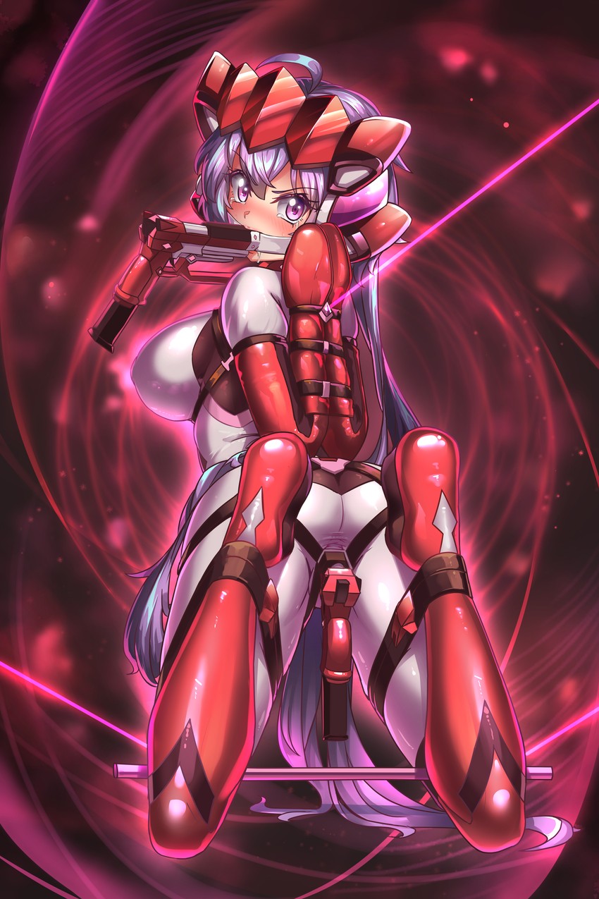 yukine chris (senki zesshou symphogear) drawn by jiguang_zhi_aoluola